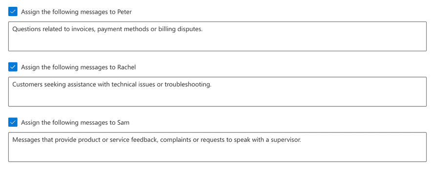 AI-powered routing example in Yablo